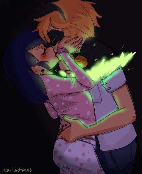 Marichat Anime Miraculous Ladybug, Comics Ladybug, Ladybug Und Cat Noir, Miraculous Ladybug Kiss, Marinette Ladybug, Marinette Et Adrien, Adrian And Marinette, Ladybug And Cat Noir, Ladybug Wallpaper