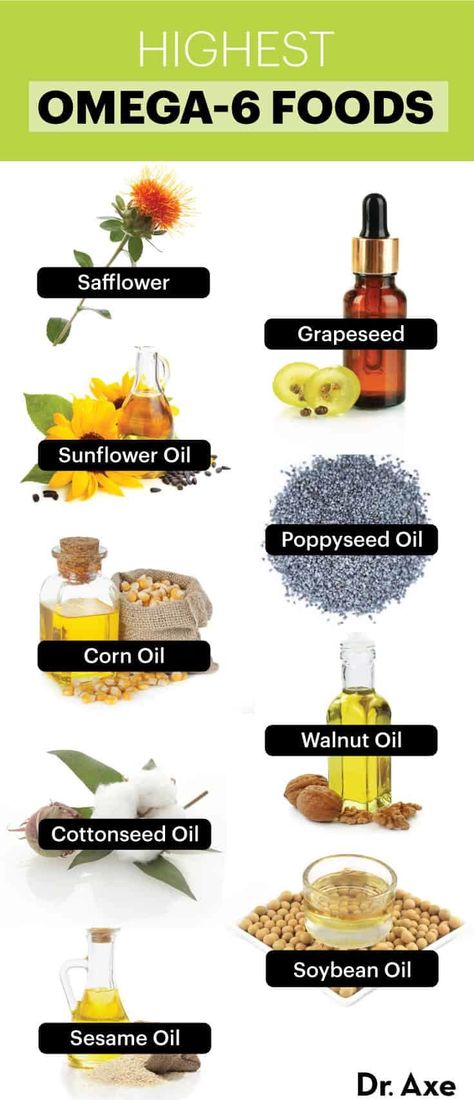 Omega-6 Foods, Benefits, Side Effects, Ratio to Omega-3s - Dr. Axe Skin Education, Food Healing, Nutrition Infographic, Borage Oil, Sport Nutrition, Food Medicine, Seed Oils, Vegan Nutrition, Walnut Oil