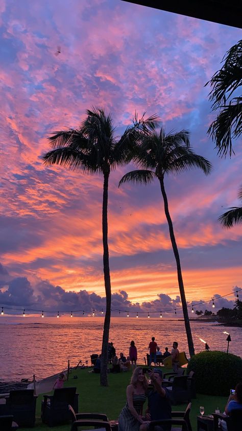 South Shore Sunset Spots - Poipu Beach Resort Association Beach House Restaurant, Poipu Beach, Best Sunset, Earth Elements, South Shore, Crystal Clear Water, Beach Resort, Kauai, Beach Resorts