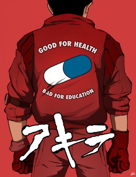 Mercenary Garage: Good For Health, Bad For Education #Akira Kaneda Jacket, Shotaro Kaneda, Akira Kaneda, Akira Anime, Katsuhiro Otomo, Corpse Party, Neo Tokyo, Edens Zero, Japon Illustration