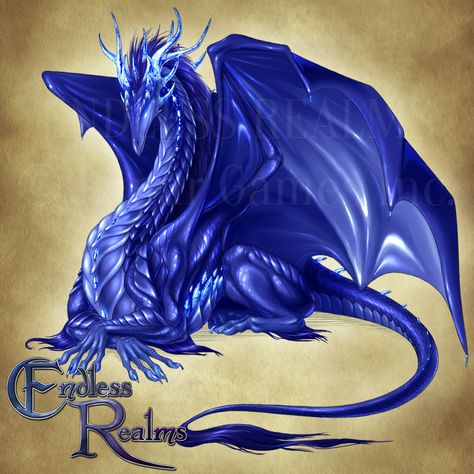 Endless Realms bestiary - Sapphire Dragon by jocarra.deviantart.com on @DeviantArt Sapphire Dragon, Yin Yang Tattoos, Dragon Artwork Fantasy, Drawing Animals, Cool Dragons, Fairy Dragon, Beautiful Dragon, Dragon Lover, Dragon Pictures