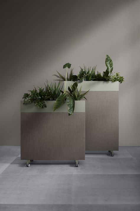 Interior Planters, Planters Ideas, Floor Screen, Laminate Worktop, Plant Box, Divider Screen, Magnetic White Board, Sound Absorption, Interior Plants