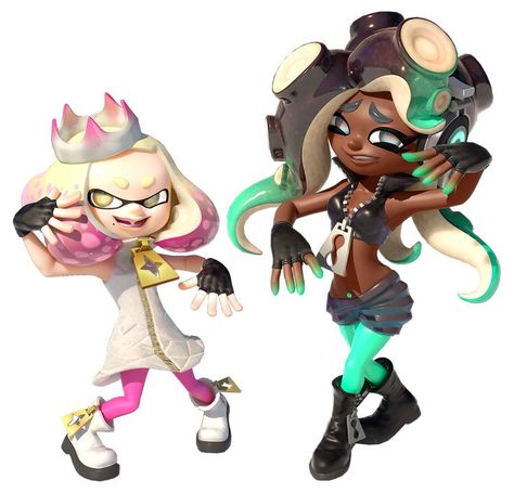 Splatoon Tumblr, Pearl And Marina, Off The Hook, The Hook, Pop Idol, Splatoon, Tumblr