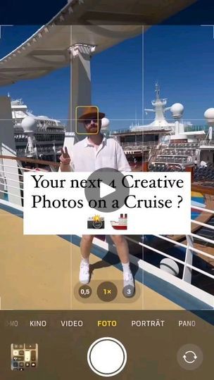 Cruise Photography Ideas, Selfie Picture Ideas, Picture Hacks, Cruise Photography, Carnival Liberty, Cruise Hacks, Selfie Picture, Camera Tricks, Iphone Tricks