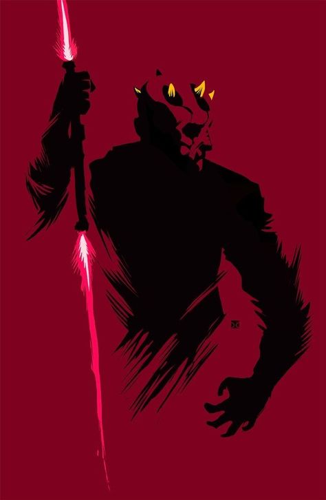 Dathomirian Zabrak, Darth Maul Tattoo, Darth Maul Wallpaper, Darth Maul Art, Star Wars Art Drawings, Dark Maul, Darth Sidious, Star Wars Painting, The Apprentice