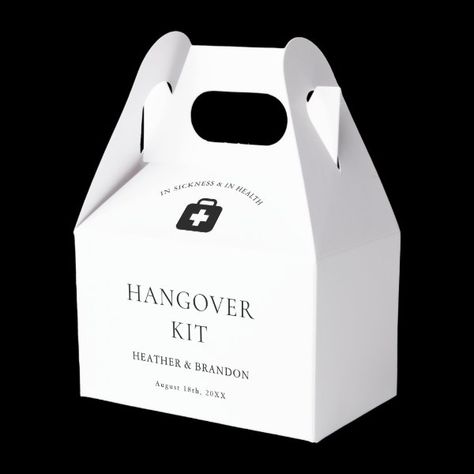 Modern Wedding Hangover Kit Favor Boxes Hangover Recovery Kit Wedding, Hungover Kit Wedding, Wedding Souvenirs For Guests Unique, Useful Wedding Favors For Guests, Hangover Bags Wedding, Wedding Hangover Kit, Wedding Souvenirs For Guests, Wedding Recovery Kit, Hangover Bags