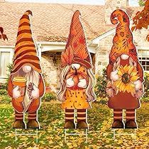 Thanksgiving Decorations Outdoor, Fall Yard Decor, Fall Yard, Decorative Garden Stakes, Lawn Sign, Porch Garden, Fall Outdoor Decor, Harvest Decorations, Halloween Party Themes