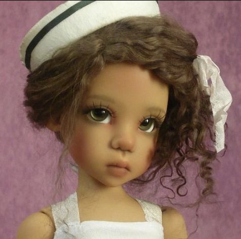 Poc Pfps, Dolls Makeup, Kaye Wiggs Dolls, Dolly Doll, Kaye Wiggs, Doll Aesthetic, Doll Makeup, Jointed Dolls, Pretty Dolls