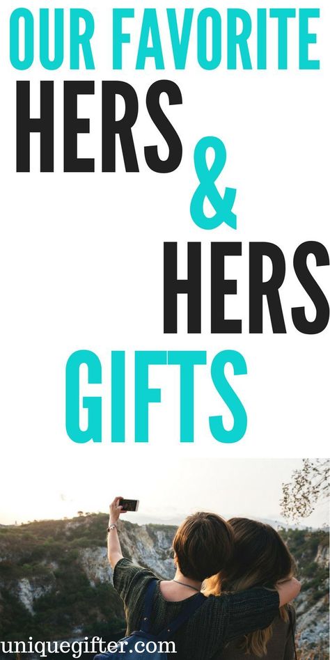 Our Favorite Hers & Hers Gift Ideas | Lesbian Wedding Gifts | Gay Wedding Presents | What to get two women for a wedding | LGBTQ Wedding | LGBTQA | Lesbian birthday present | Gay woman christmas present Lesbian Birthday Gifts, Lesbian Christmas Gifts, Sapphic Gift Ideas, Gifts For Lesbian Girlfriend Diy, Lesbian Birthday, Sapphic Wedding, Hers And Hers, Lesbian Wedding Gifts, Lesbian Gifts