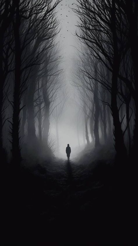 Dark Forest Aesthetic, Forest Drawing, Dark Landscape, Dark Nature, Forest Background, Dark Nature Aesthetic, Mystical Forest, Dark Pictures, Dark Art Drawings