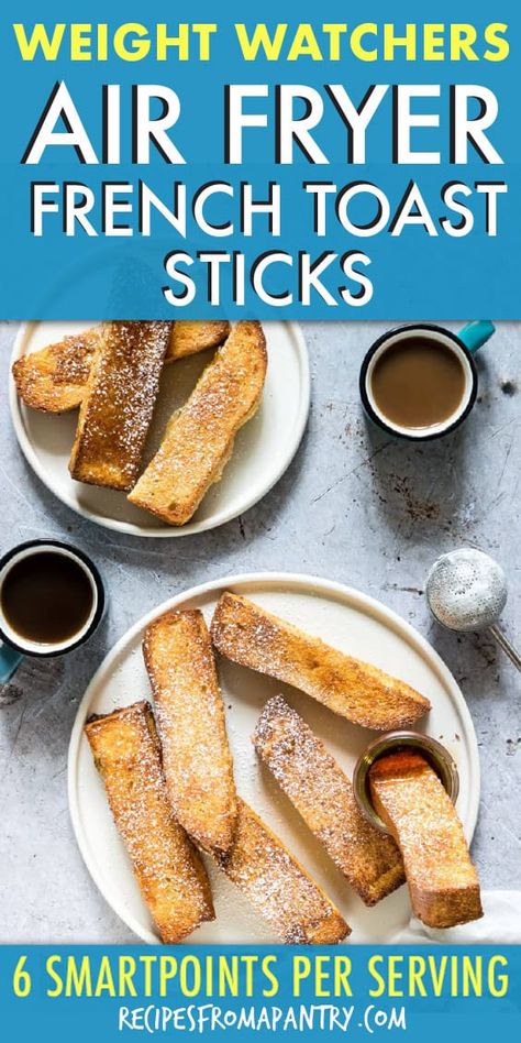 Frozen French Toast, Air Fryer French Toast Sticks, Air Fryer French Toast, French Toast Sticks Recipe, Apple French Toast, Air Fryer Recipes Breakfast, Delicious French Toast, Air Fryer Recipes Vegetarian, Baby Meals