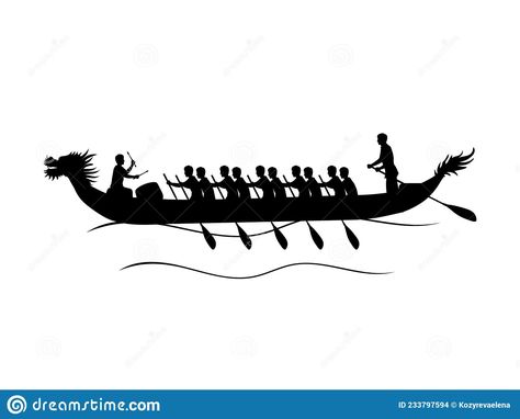 Dragon Boating, Boat Sketch, Festival Illustration, Logo Dragon, Dragon Boating Racing, Boat Racing, Chinese Festival, Dragon Boat Festival, Racing Posters