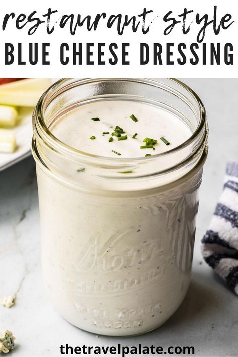 Blue Cheese Dressing Recipe Homemade, Blue Cheese Dressing With Buttermilk, Bleu Cheese Dressing Homemade, Blue Cheese Salad Dressing Recipes, Small Batch Blue Cheese Dressing, Diy Blue Cheese Dressing, Blue Cheese Ranch Dressing, Bluecheese Salad Dressing, Dip With Veggies