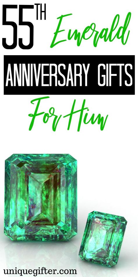 55th Emerald Anniversary Gifts For Him | Gifts For Your Husband | Anniversary Gifts For Your Husband | Wedding Anniversary Gifts For Him | Wedding Anniversary Gifts For Your Husband | 55th Wedding Anniversary | Unique 55th Wedding Anniversary Gifts | 55th Anniversary Presents | #gifts #giftguide #anniversary #presents #unique Birthday Ideas For Him Husband, Wedding Anniversary Gifts By Year, 55th Anniversary Gifts, 30 Year Anniversary Gift, 50 Years Anniversary Gift, 12 Year Anniversary Gifts, Anniversary Gifts By Year, 8 Year Anniversary Gift, 20 Year Anniversary Gifts