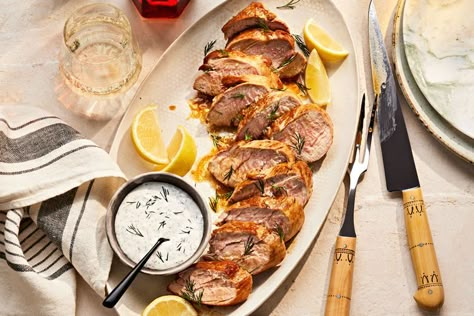 Brined Pork Tenderloin, Recipes For Pork Tenderloin, Recipes For Pork, Meat Entrees, Pork Dinners, Juicy Pork Tenderloin, Pork Tenderloins, Easter Meal, Tenderloin Roast