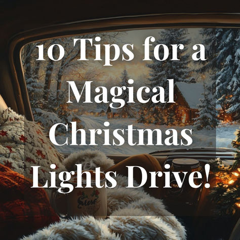 10 Tips for a Magical Christmas Lights Drive Drive Around And Look At Christmas Lights, Driving Around Looking At Christmas Lights, Christmas Lights Drive Through, Christmas Light Drive Thru, Drive Through Christmas Lights, Drive Thru Christmas Lights, Christmas Light Drive, Christmas Lights Night, Festive Snacks