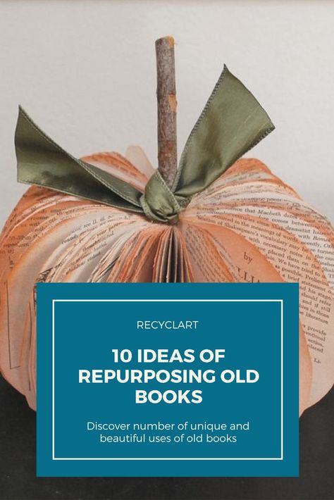 Upcycled Books Crafts, Recycling Projects, Books Diy, Creative Centerpieces, Birdhouse Craft, Old Book Crafts, Recycled Book, Upcycle Books, Vintage Sewing Machines