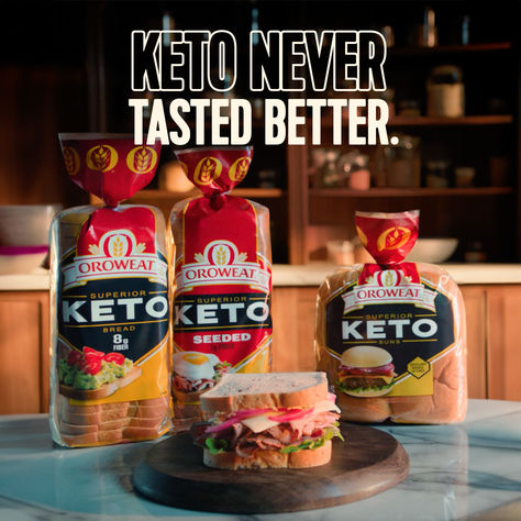 Thanks to Oroweat, now there’s Keto bread you’ll actually want to eat. It’s a great source of fiber so you get all of the good, baked better. *Net carbs = Total Carbs - Dietary Fiber Cut Carbs, Source Of Fiber, Keto Products, Pregnancy Cravings, Protein Recipes, Net Carbs, Bread Board, Keto Bread, Breakfast Brunch Recipes