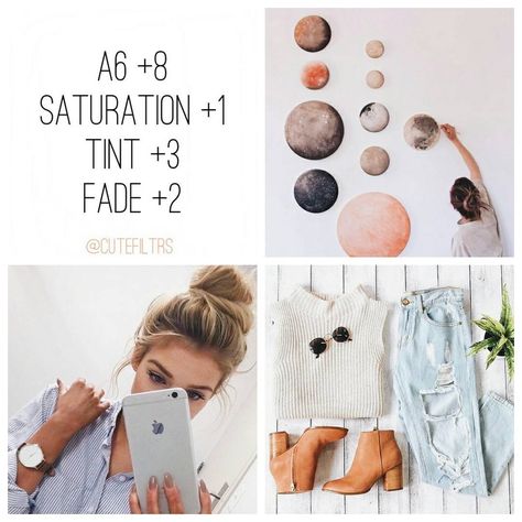 a6 vsco filter // goes with bright photos & gives pastel theme Vsco Theme, Vsco Editing, Vsco Hacks, Filters Vsco, Vsco Filter Free, Instagram Themes, Vsco Filter Instagram, Vsco Themes, Vsco Tutorial