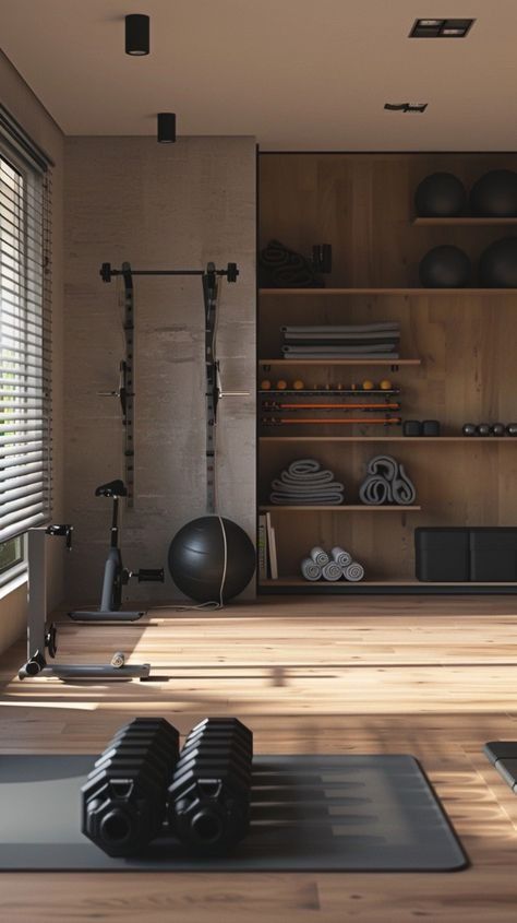 25 + Ideas To Transform Your Bedroom into a Home Gym 6 Bedroom Gym Ideas, Attic Gym, Bed Mattress Sizes, Small Home Gym, Home Gym Setup, Gym Setup, Bedroom Gym, Hiit Workout At Home, Gym Room At Home