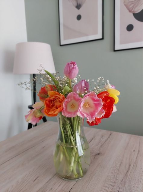 Peony Tulip Bouquet, Flowers For Spring, Spring Flower Bouquet, Boquette Flowers, Tulip Bouquet, Nothing But Flowers, Flower Therapy, Beautiful Bouquet Of Flowers, Little Flowers