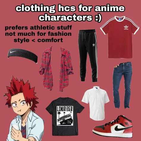 Casual Cosplay Anime My Hero Academia, Mha Outfits Inspired, Kirishima Casual Clothes, Kirishima Outfit Ideas, Mha Cosplay Ideas, Kirishima Inspired Outfit, Kirishima Outfit, Character Themed Outfits, Character Inspired Outfits Anime