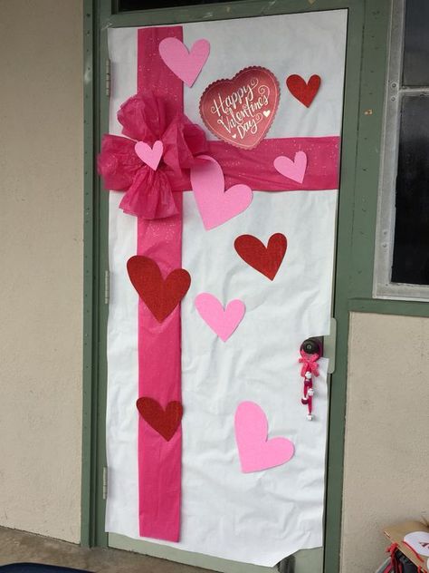 Valentine's Day Classroom Door Decor #classroomdecor #valentinesdaydecorations Preschool Valentines Door Decorations, Valentine Door Decorations For Work, Valentines Teacher Door, Valentines Day Classroom Door Ideas, Valentines School Door, Valentines Day Door Decorations Daycare, Valentines Day Office Decorations Ideas, Valentine’s Day Door, Valentines Door Ideas