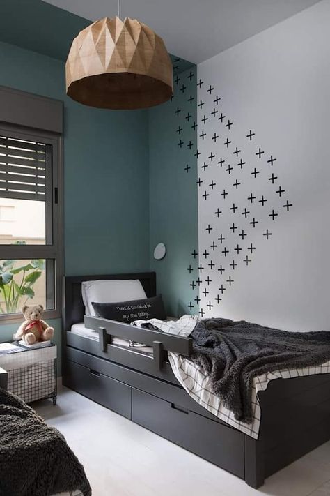 Boxroom Ideas, Bedroom For Boys Kids, Boys Bedroom Colour Scheme, Boys Room Color Scheme, Boys Bedroom Paint Ideas, Boys Room Paint Ideas, Apartemen Studio, Boy Room Paint, Boys Bedroom Paint