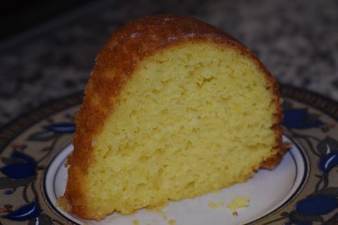 Super Moist Lemon Cake, Cake Mix And Pudding, Combine Cake, Grapefruit Cake, Moist Lemon Cake, Lemon Cake Mixes, Bundt Cake Pan, Lemon Pudding, Warm Cake