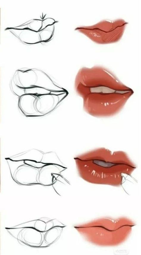 Face Art Drawing, Lips Sketch, Lip Drawing, Mouth Drawing, Andermatt, Easy Drawing Steps, 얼굴 드로잉, Lips Drawing, Art Tools Drawing