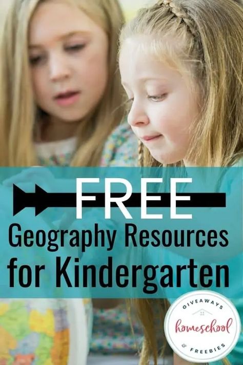 Homeschool Resources shares geography resources for kindergarten. These resources are perfect for a homeschool geography class! All of these many resources are completely FREE! How To Teach Geography, Us Geography Homeschool, Geography Games For Kids, Homeschool Geography Curriculum, Elementary Us Geography, Geography Lesson Plans, Geography Trivia, 123 Homeschool 4 Me, Montessori Geography