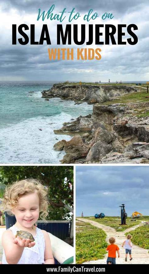 Visiting Mexico with kids? Don't miss the incredible Isla Mujeres! Here are all the best things to do on Isla Mujeres with kids. Mexico With Kids, Traveling By Car, Cancun Vacation, Cancun Trip, Travel America, Mexico Resorts, Central America Travel, Visit Mexico, Romantic Vacations