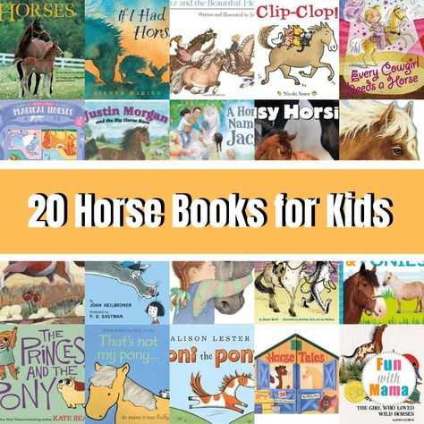 These books about horses are so much fun to read! The children will love turning each page and reading all about horses with you. Books About Horses, Early Reading Activities, Magical Horses, Horses Theme, Shape Books, Horse Books, Horse Dressage, Best Children Books, Book Discussion