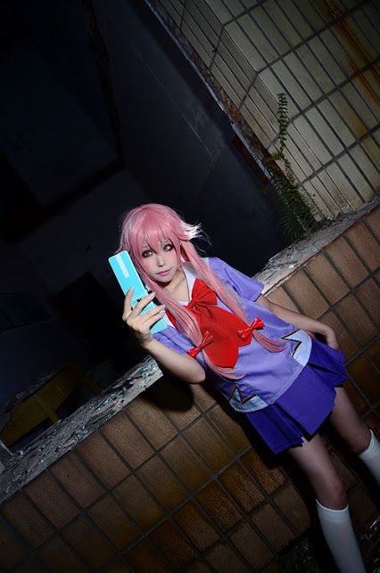 Ikoya (YE) as Yuno Gasai  of Mirai Nikki Yuno Cosplay, Gasai Yuno, Yuno Gasai, Future Diary, Cosplay Photos, Imaginary Friend, Japanese Manga Series, Cosplay Ideas, Cosplay Outfits