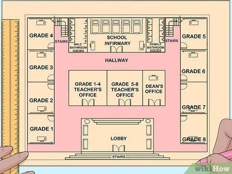 Building Floor Plan, A School Building, School Building Plans, School Floor Plan, Classroom Map, School Floor, Bloxburg Town, Very Easy Drawing, School Decal