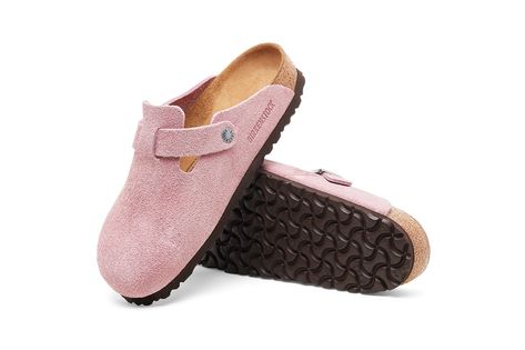 Boston Fall, Birkenstock Pink, Birkenstock Outfit, Boston Clogs, Outfit Png, Tiktok Fashion, Sophomore Year, Boston Clog, Fresh Shoes