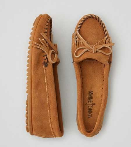 Minnetonka Kilty Suede Moccasin - Free Shipping Comfy Footwear, Praise Jesus, Minnetonka Moccasins, Short Rain Boots, Birkenstock Sandals Arizona, Hippy Chic, Suede Moccasins, Moccasins Shoes, Fringe Boots