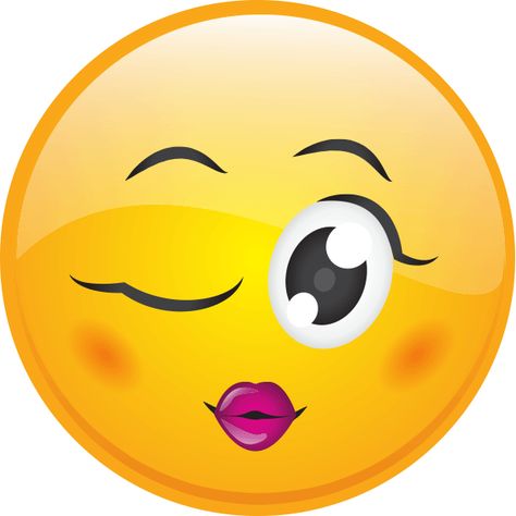 Wink Smiley Big Emojis, Smiley Symbols, Symbols Emoticons, Animated Smiley Faces, Emoticon Love, Love Smiley, Emoticons Emojis, Emoji Symbols, Funny Emoji Faces