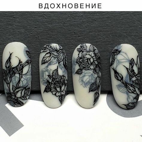 Acrylic Almond Nails, Nagel Stamping, Witchy Nails, Almond Nails Designs, Stamping Nail Art, Nail Art Inspiration, Nail Stamping, Manicure E Pedicure, Nails Designs