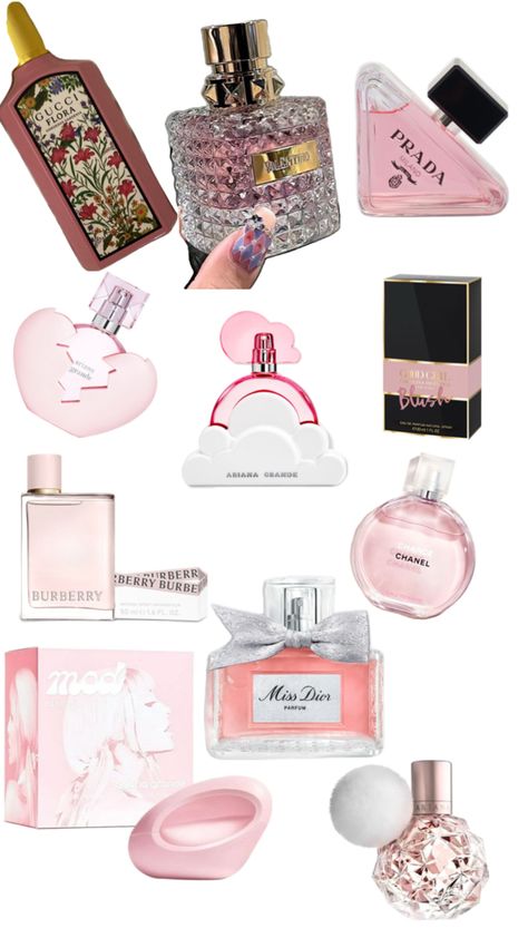 #perfume #aesthetic #pink #gucci #dior #prada Perfume Aesthetic, Pink Perfume, Aesthetic Pink, Prada, Dior, Vision Board, Gucci, Pink