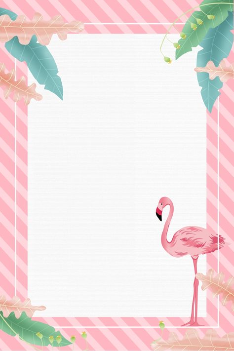 Flamingo Background, Fresh Poster, Romantic Poster, Flamingo Birthday Invitations, Flamingo Invitation, Cute Pink Background, Iphone Wallpaper Aesthetic, Flamingo Theme, Flamingo Design