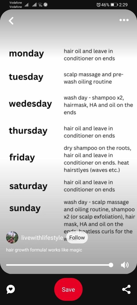 Hair Oil Schedule, Hair Care Routine Chart, Weekly Hair Growth Routine, Weekly Haircare Routine Schedule, Curly Hair Schedule, Hair Oiling Schedule, Hair Care Schedule Weekly, Healthy Hair Growth Routine, Hair Training Schedule