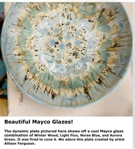 Mayco Combinations, Learning Pottery, Mayco Glaze, Stoneware Glazes, Glazing Ideas, Handmade Dinnerware, Glaze Combinations, Glaze Combos, Glaze Ideas