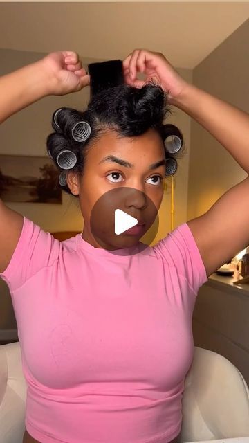 Snap On Rollers Natural Hair, Relaxed Hair Medium Length, Roller Set Natural Hair Black Women, Body Wrap Hairstyles For Black, Natural Roller Set Hairstyles, Roller Set Relaxed Hair Hairstyles, Natural Hair Roller Set Styles, Roller Sets For Black Women, Roller Sets On Natural Hair