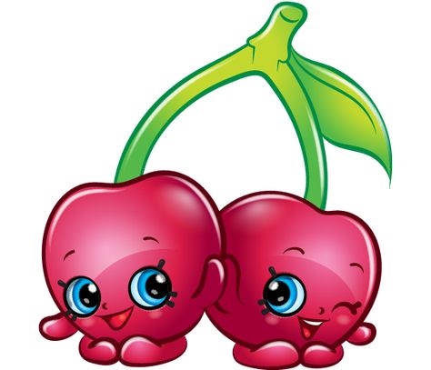 shopkins | Cheeky Cherries | Shopkins Wiki | FANDOM powered by Wikia Shopkin Dolls, Shoppies Dolls, Shopkins Characters, Shopkins Toys, Shopkins Birthday Party, Shopkins Birthday, Shopkins Party, Fruit Cartoon, Funny Fruit