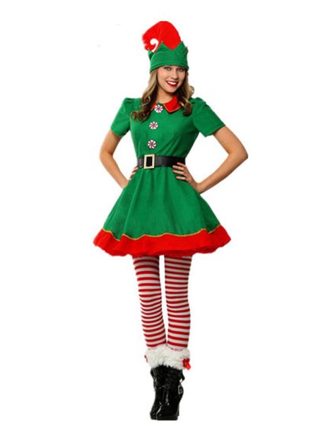 Arrives by Mon, Nov 20 Buy Family Kids Adult Christmas Elf Costume Christmas Santa’s Helper Elf Suit Xmas Deluxe Santa Cosplay Set at Walmart.com Santa's Helper Costume, Elf Suit, Christmas Elf Costume, Elf Dress, Elf Cosplay, Plus Size Costume, Costume For Women, Elf Clothes, Breathable Clothes