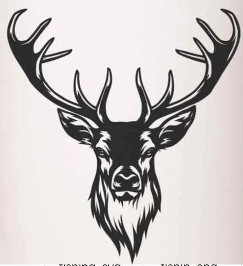 Stag Tattoo Design, Antlers Drawing, Back Tattoos For Guys Upper, Dear Antlers, Chevron Tattoo, Fall Wallpaper Tumblr, Animal Stencil Art, Deer Skull Tattoos, Deer Tattoo Designs