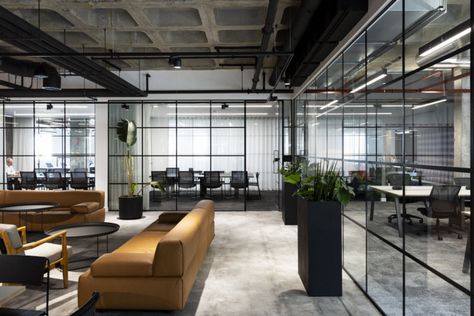 Open Office Layout, Open Office Design, Open Space Office, Cool Office Space, Office Design Ideas, Office Space Design, Office Lounge, Modular Lounges, Office Layout