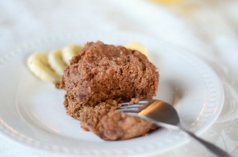 AIP Banana Mug Cake (sub 1/2 T carob powder for 1/2 T coconut flour--mmmm) Aip Banana, Aip Cake, Aip Snack, Banana Mug Cake, Aip Breakfast, Muffin In A Mug, Autoimmune Paleo Recipes, Aip Paleo Recipes, Aip Desserts