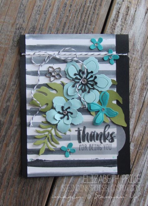 Stampin' Up! handmade greeting cards, home and party decor, scrapbooking, digital photo editing and designing, and gifts. Ink Spots, Hand Stamped Cards, Handmade Greeting Cards, Stamping Up Cards, Card Making Inspiration, Pretty Cards, Card Sketches, Paper Crafts Cards, Floral Cards